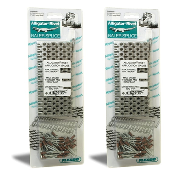 Apache 25085381 Stainless Steel Alligator 7 In Rivet Belt Fastener (4 Pack)