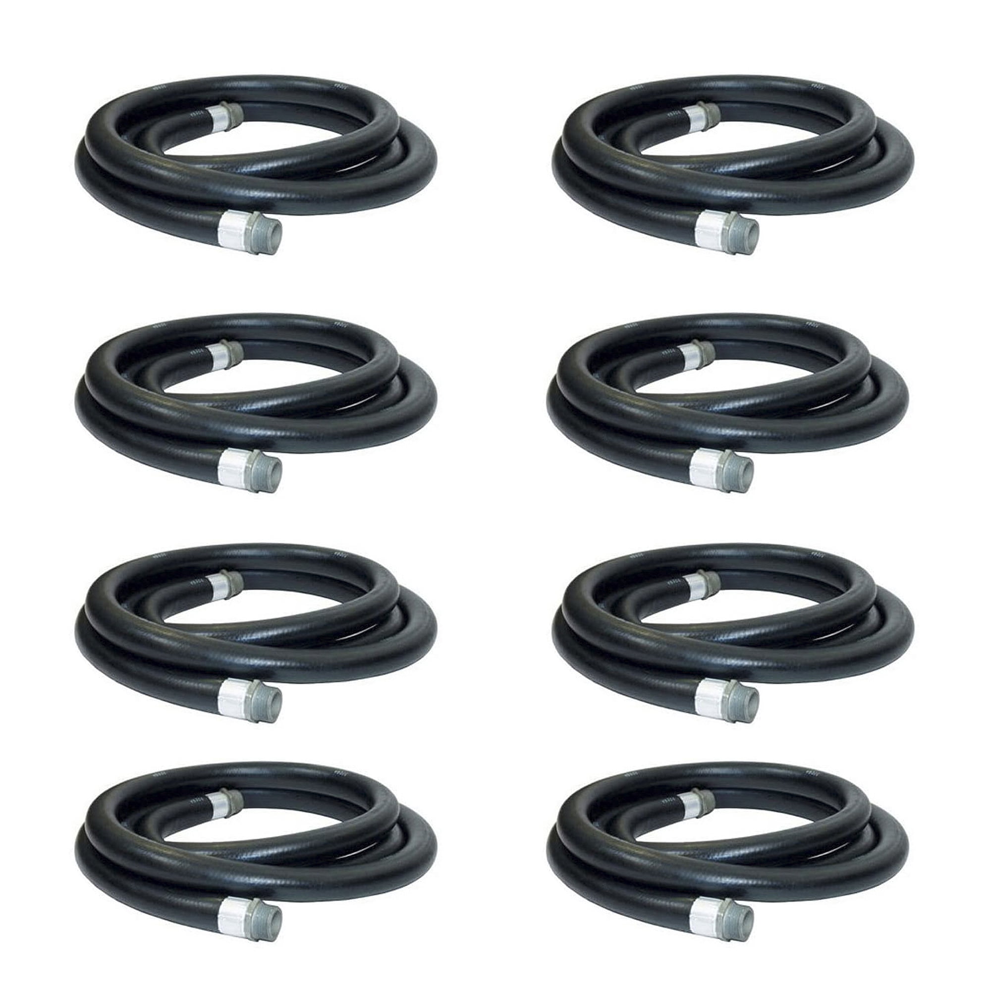 Apache 3/4" X 20' Farm Fuel Transfer Hose - Male X Male With Static Wire, For Gas, Diesel, Kerosene