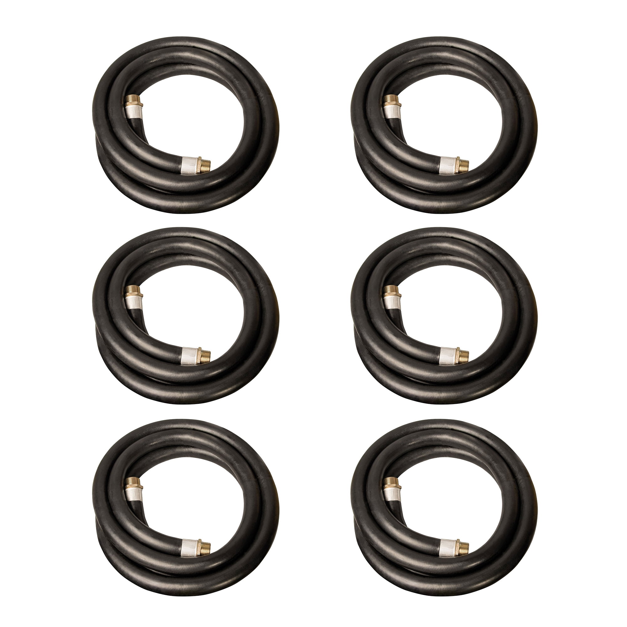 Apache 3/4 Inch Diameter 12 Ft 60 PSI Farm Fuel Transfer Hoses (6 Pack)