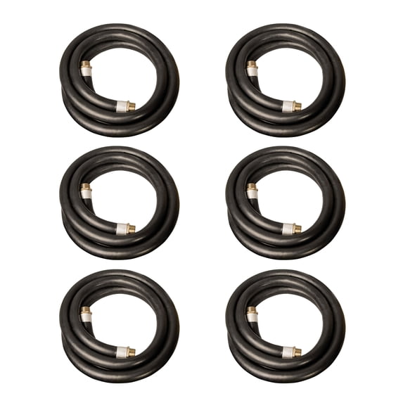 Apache 3/4 Inch Diameter 12 Ft 60 PSI Farm Fuel Transfer Hoses (6 Pack)