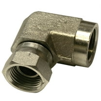 Apache  Steel  3/8 in. Dia. x 3/8 in. Dia. Hydraulic Adapter  1