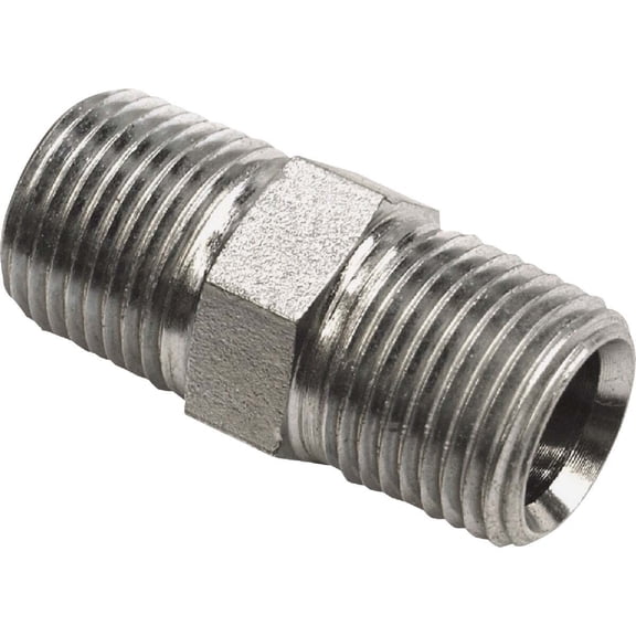 Apache Hose & Belting Male Adapter 39035450 - 1/2 Male x 3/8 Male - Steel