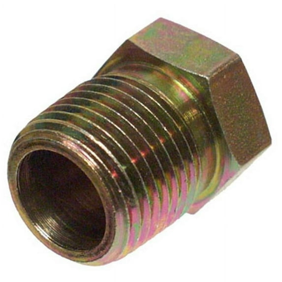 Apache 39035478 .50 in. Male Pipe Thread x .37 in. Female Pipe Thread- Reducer Bushing - Red