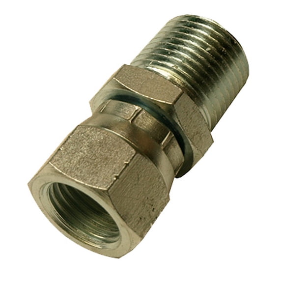 Apache 39039198 0.38 in. Male Pipe x 0.38 in. Female JIC Swivel Hydraulic Adapter