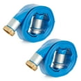 thumbnail image 1 of Apache 98138040 2 Inch Diameter 25 Foot 70 PSI PVC Lay Flat Hose, (2 Pack), 1 of 7