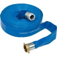thumbnail image 1 of Apache 2" x 100' PVC Lay Flat Discharge Hose w/ M x F Aluminum Short Shanks, 98138054, 1 of 4