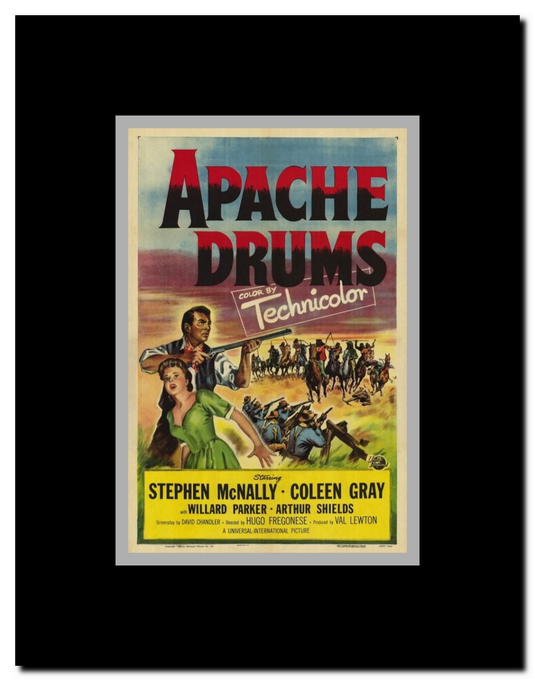 Apache Drums Framed Movie Poster