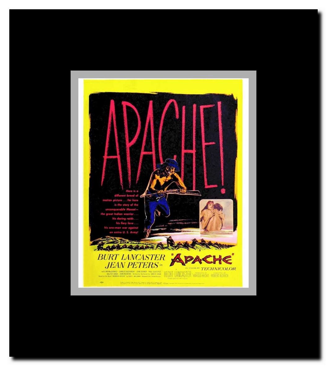 Apache Framed Movie Poster