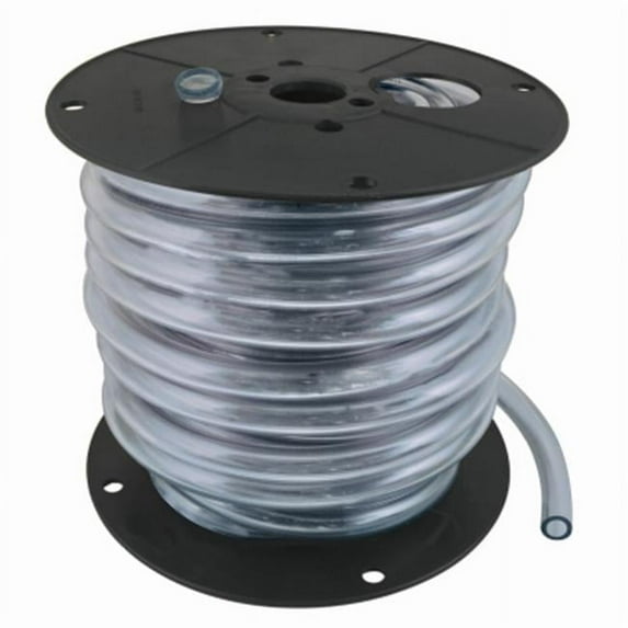 Apache Hose & Belting 244432 Non-Reinforced Reel Clear Vinyl Tubing - 0.37 x 0.12 in. x 150 ft.