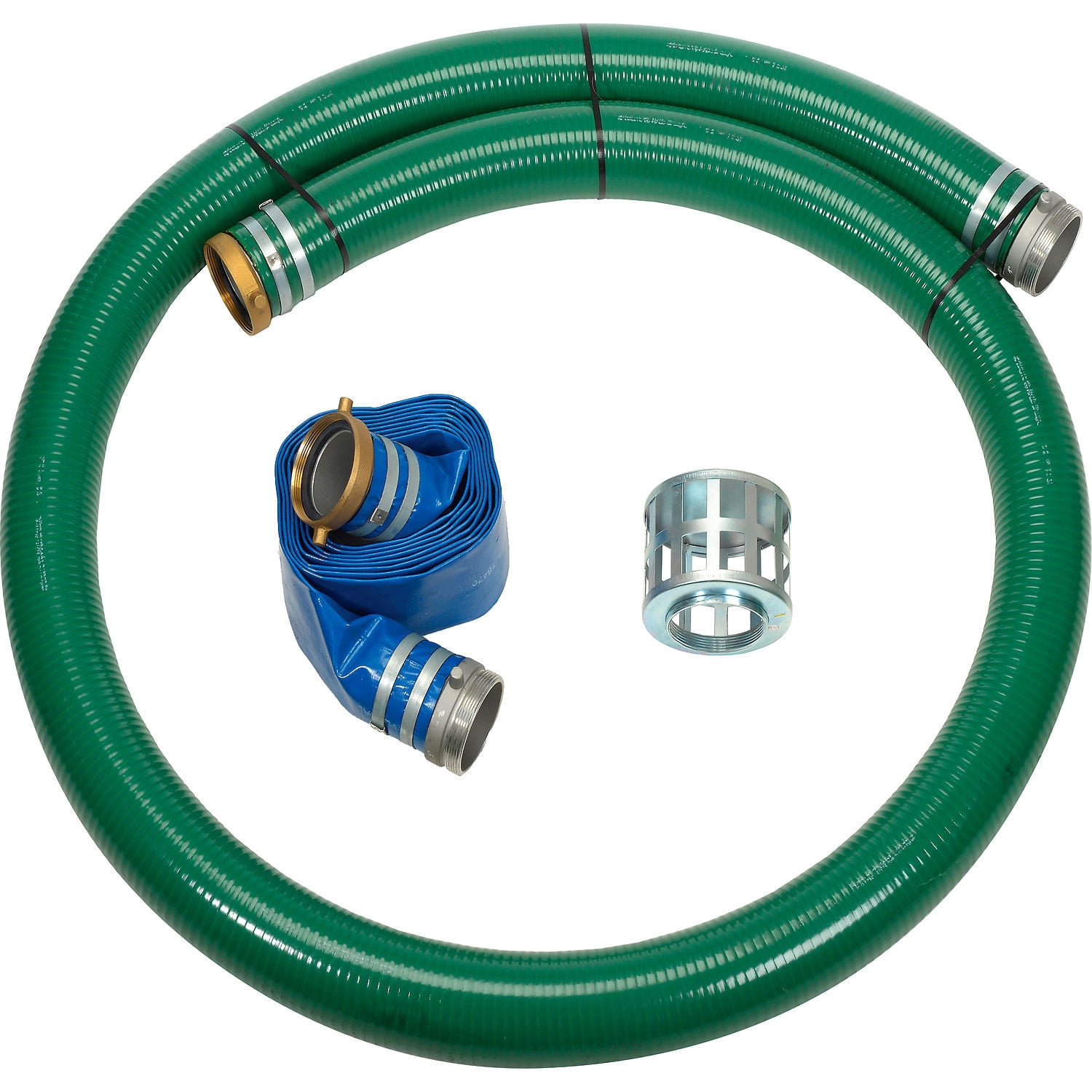 Apache Hose & Belting B484018 4 in. Trash Pump Hose Kits with Aluminum