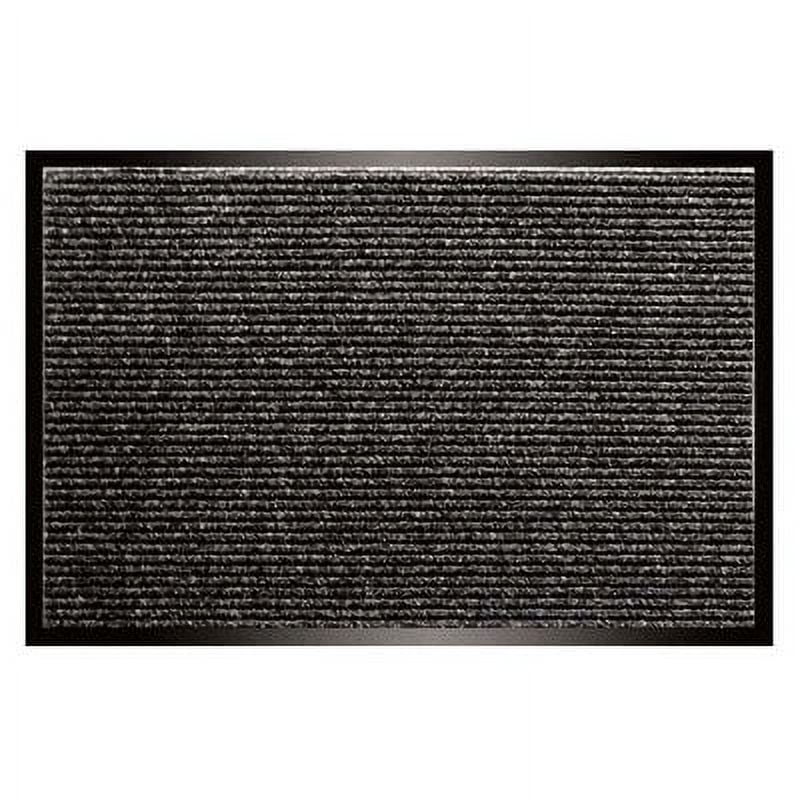 36" x 60" Dark Gray Polypropylene Outdoor Doormat