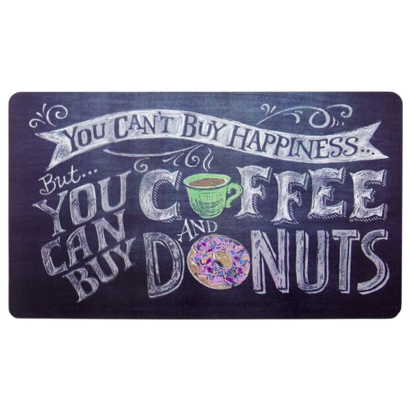 Apache Mills Cushion Comfort You Can't Buy Happiness Mat, 18" x 30"