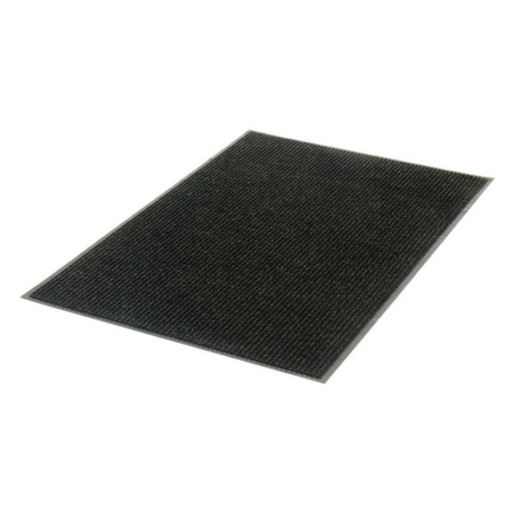 Apache Mills Brush & Clean Entrance Mat 3/8"" Thick 2' x 3' Charcoal
