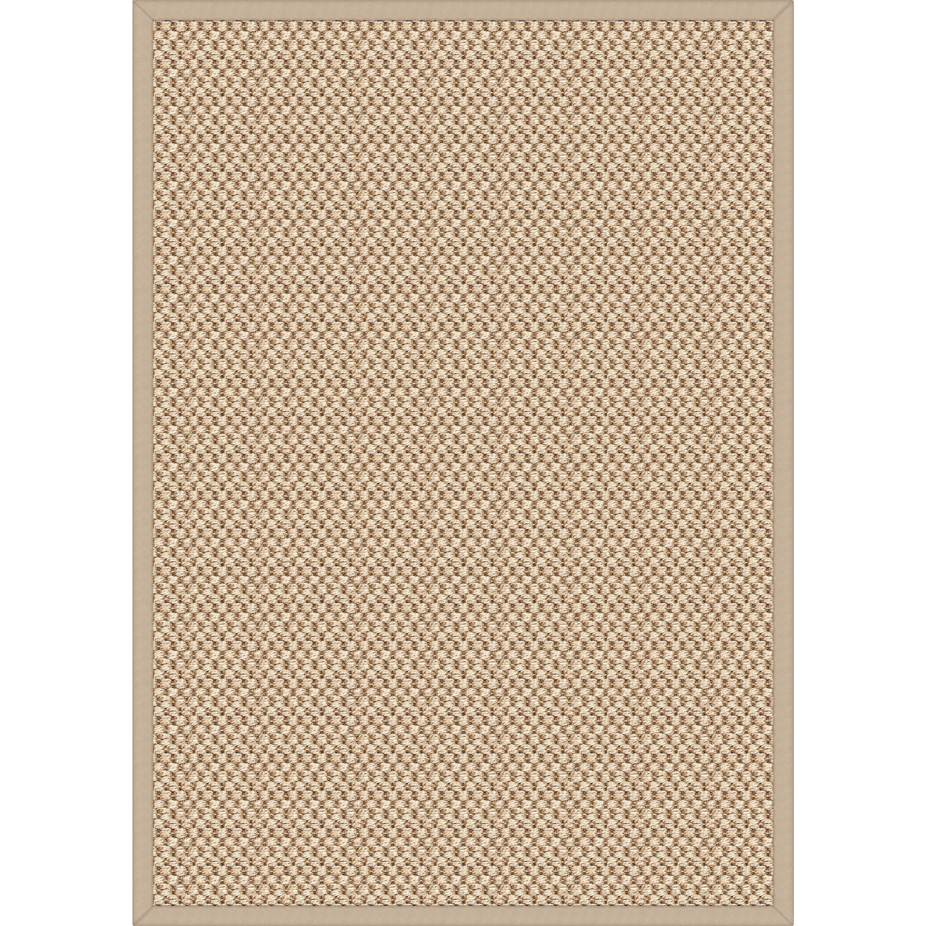 Apache Mills Natural Sisal Flat Woven Farmhouse 5' x 7' Indoor Area Rug