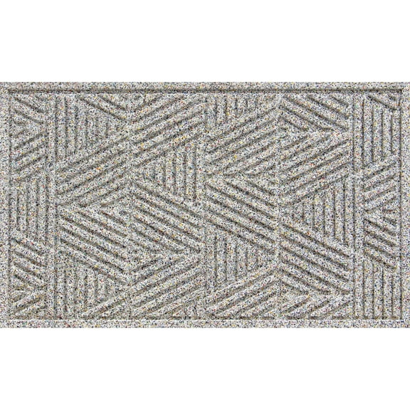 Apache Mills Triangulation Endurance Outdoor Doormat made with Nike Grind, 18" x 30"