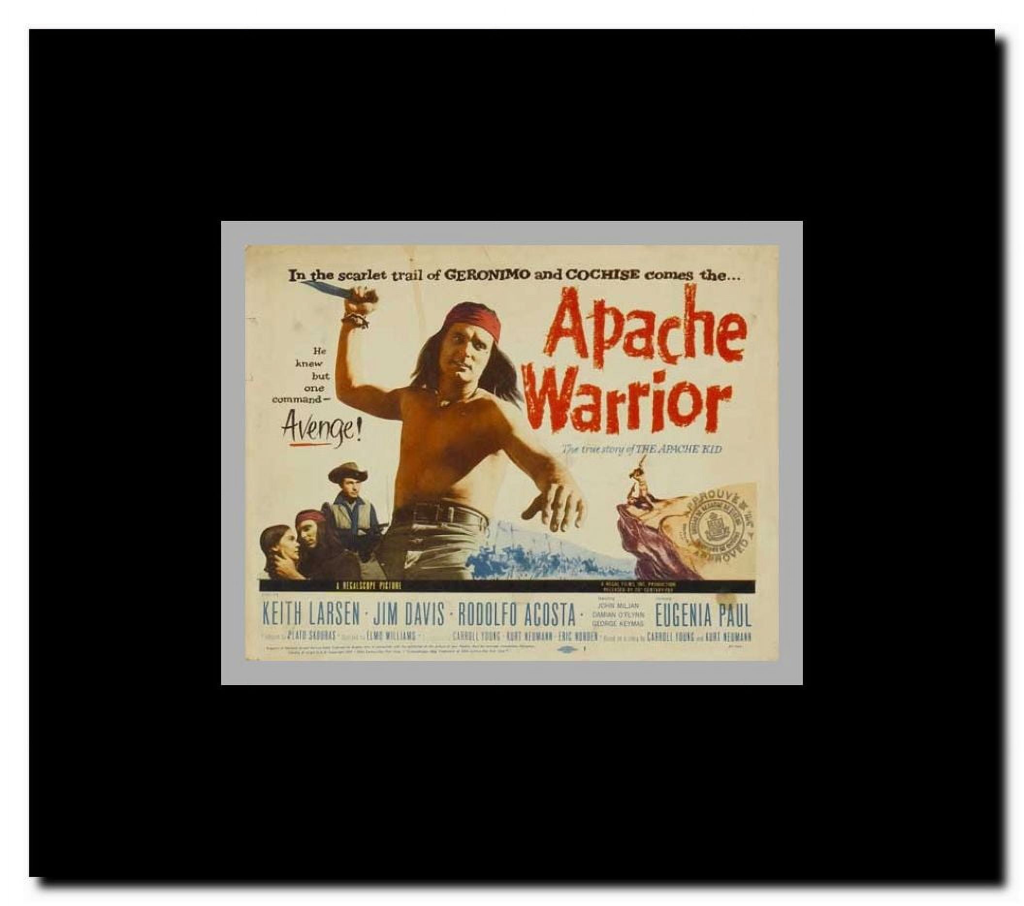 Apache Warrior Framed Movie Poster