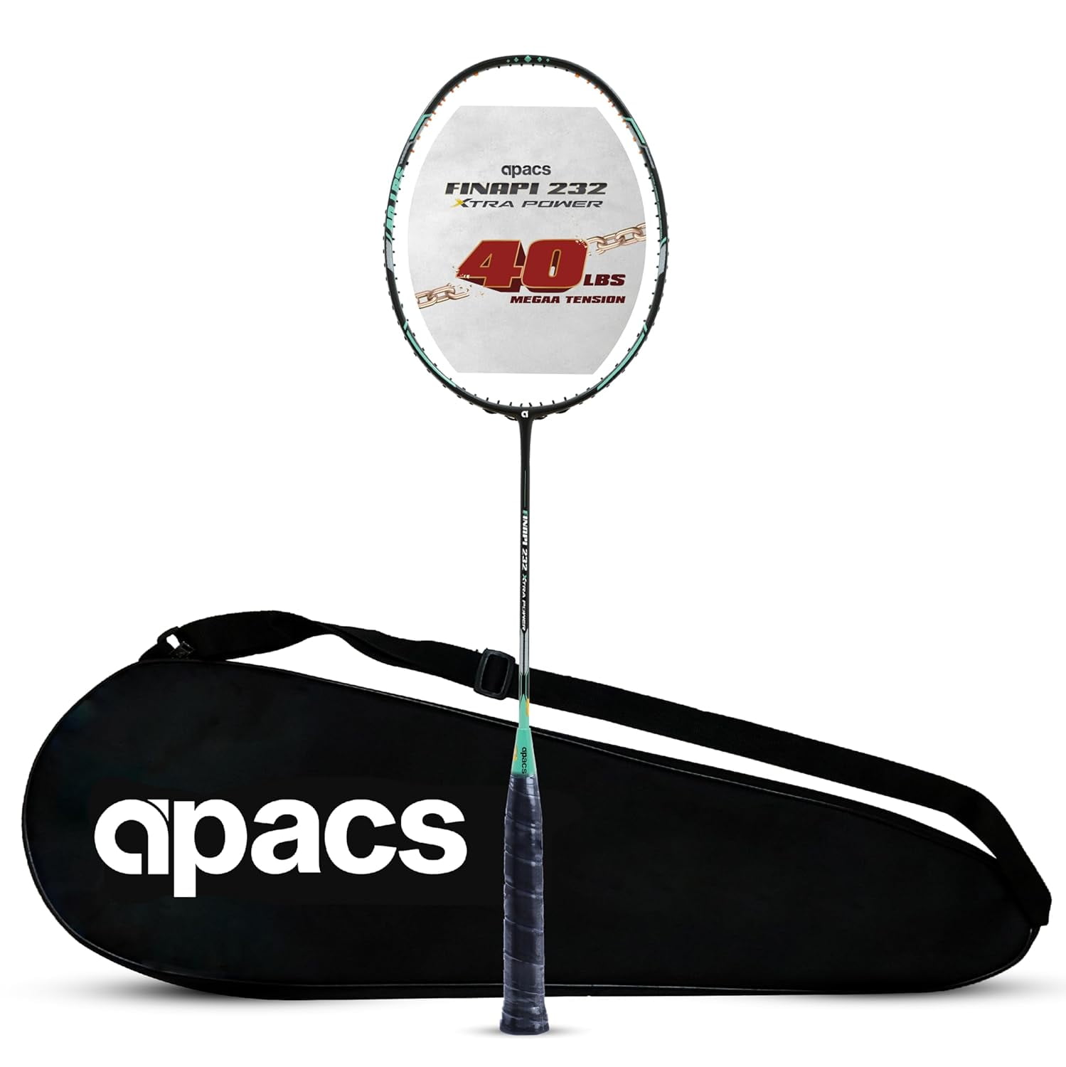 ◆apacs◆Training W-120黒/桃◆W-180黒/青◆2セット Apacs Badminton Racket