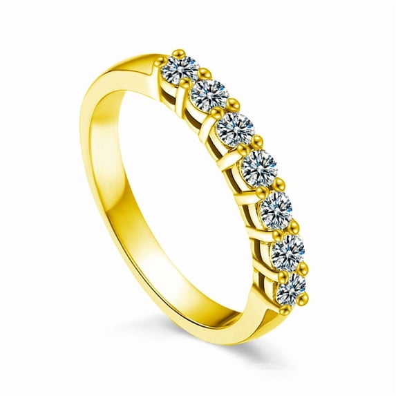 Apaison Delicate Full Moissanites 925 Sterling Silver Rings for Women - Female Wedding Engagement Jewelry Gift
