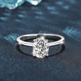 thumbnail image 1 of Apaison Single 1&2 Carat Moissanites 925 Sterling Silver Rings for Women - Ladies Wedding Engagement Jewelry Gift, 1 of 5