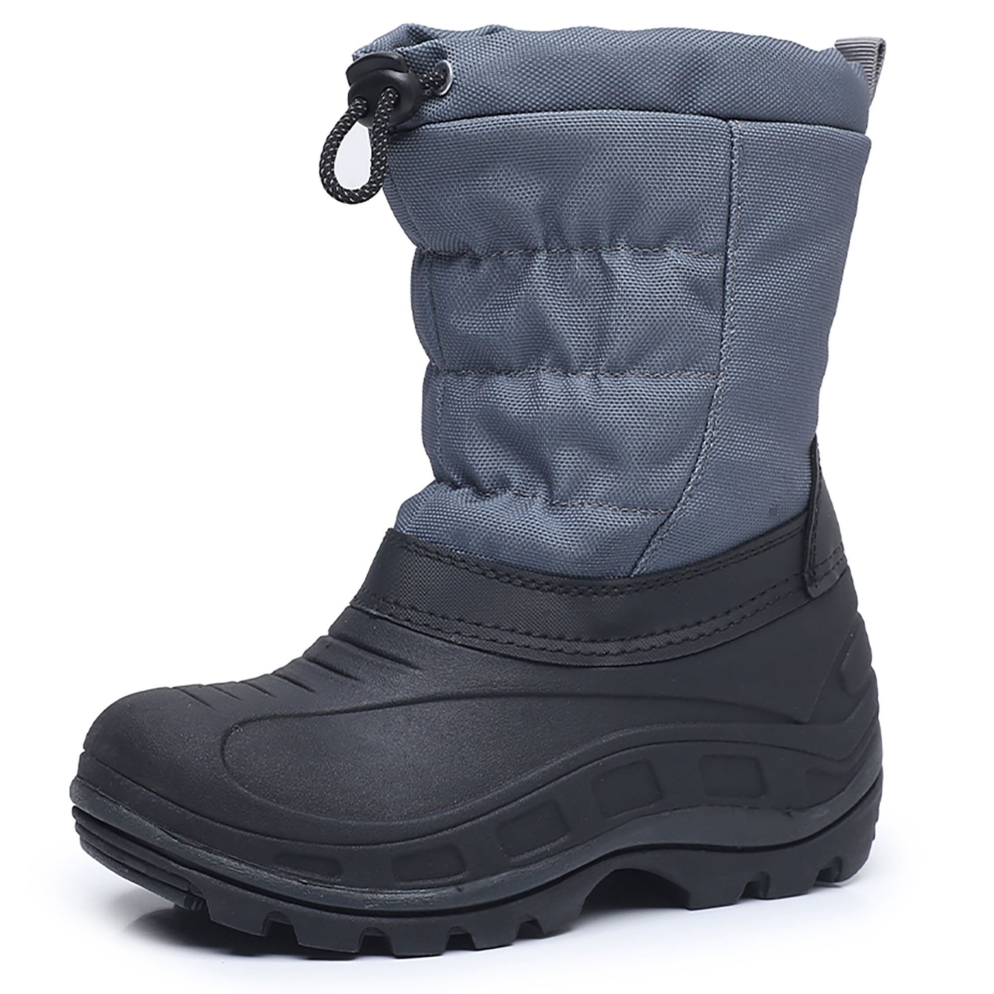 Apakowa Boys Girls Snow Boots Outdoor Slip Resistant Insulated ...