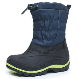 Apakowa Kids Boys Winter Snow Boots Insulated Watetproof Boys Winter Boots Little Kid Big Kid Walmart