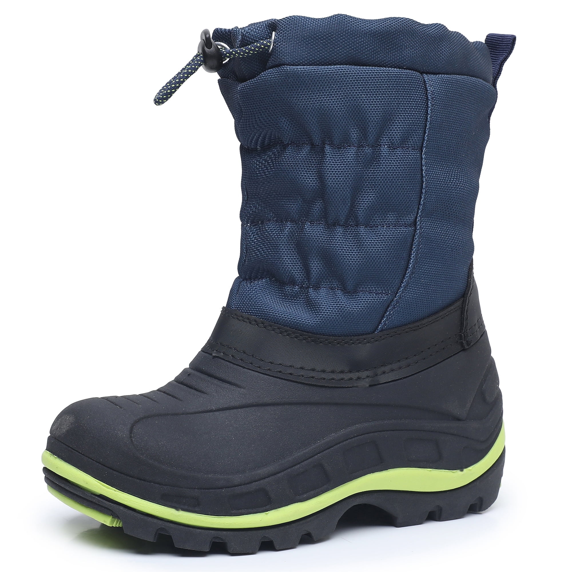 Apakowa Boys Girls Snow Boots Waterproof Outdoor Slip Resistant Winter ...