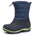 thumbnail image 1 of Apakowa Boys Girls Snow Boots Outdoor Slip Resistant Insulated Waterproof Winter Snow Boots (Color : BlackNavy, Size : 11.5 Little Kid), 1 of 8