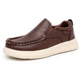 thumbnail image 1 of Apakowa Boys Loafers Slip On Dress Shoes Kids School Uniform Shoes, 1 of 7