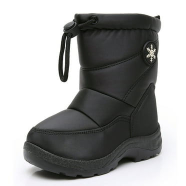 Apakowa Boys Snow Boots Outdoor Cold Weather Winter Boots (Toddler/Little Kid)