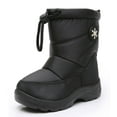 Apakowa Toddler Boys Snow Boots for Cold, Outdoor Winter Activities