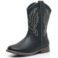 thumbnail image 1 of Apakowa Kids Cowboy Boots - Cowboy and Cowgirl Boots for Boys and Girls, Mid-Calf Square Toe Western Rodeo Boots with Embroidery and Side Zipper (Toddler/Little Kid/Big Kid), 1 of 8