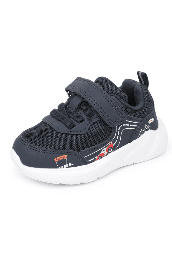 Infant & Toddler Boys Girls Sneakers – Breathable Mesh First Walker Shoes with Adjustable Strap or Elastic Laces, Lightweight Non-Slip Athletic Shoes for Early Walkers (6-24 Months)
