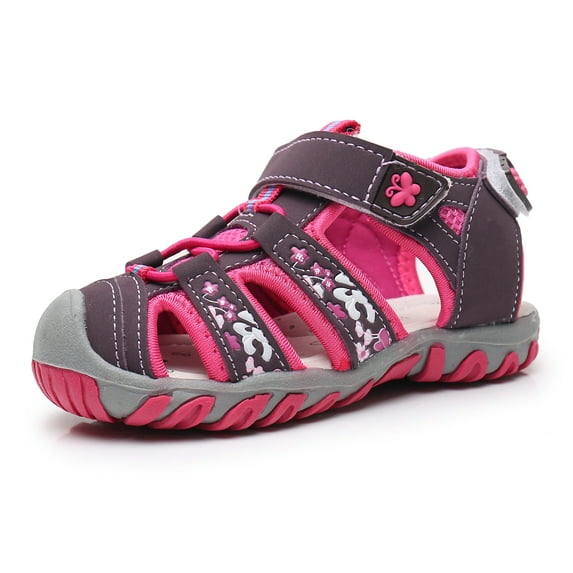 Apakowa Kid's Boy's Girl's Soft Sole Close Toe Sport Beach Sandals (Toddler/Little Kid)