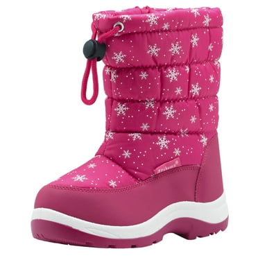Apakowa Kid's Girls Cold Weather Snow Boots (Toddler/Little Kid)