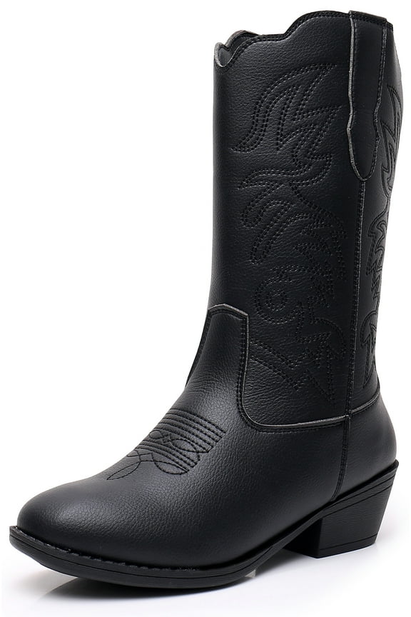 Kids Boys Girls Cowboy Boots Classic Western Boots