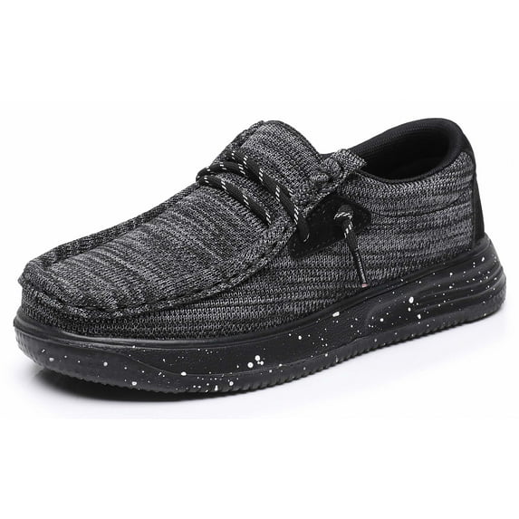 Apakowa Kids Boys Girls Loafers Fashion Casual Soft Walking Shoes Slip On Loafers Comfortable & Lightweight (Toddler/Little Kid/Big Kid)