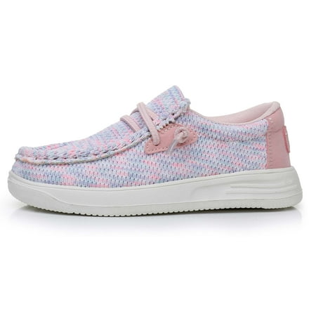 Apakowa Kids Boys Girls Loafers Slip-On Shoes Comfortable Lightweight Casual Walking Shoes (Toddler/Little Kid/Big Kid)