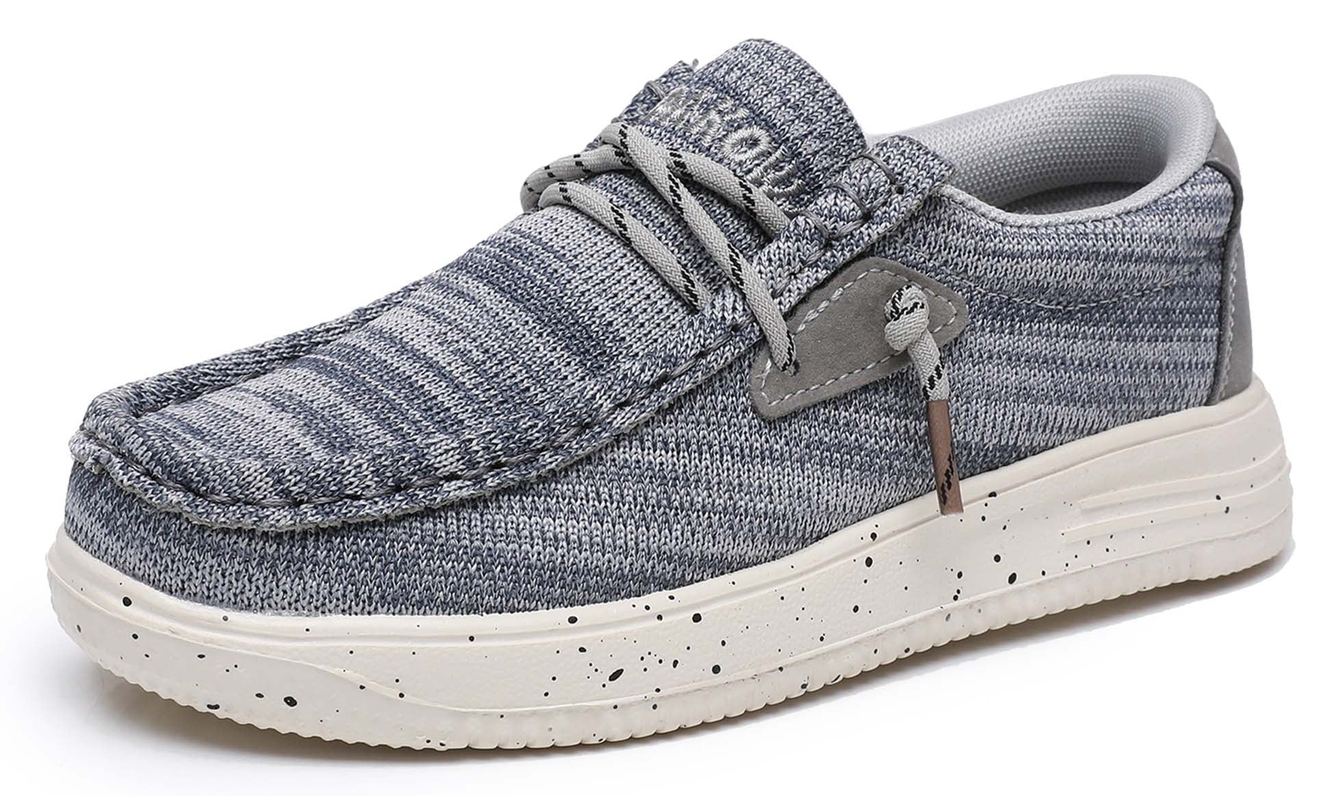 Apakowa Kids Boys Girls SlipOn Casual Loafers Walking Shoes