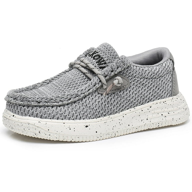 Boys gray shop loafers
