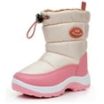 thumbnail image 1 of Apakowa Kids Boys Girls Snow Boots Side Zipper Water Resistant Warm Winter Boots (Toddler/Little Kid), 1 of 7