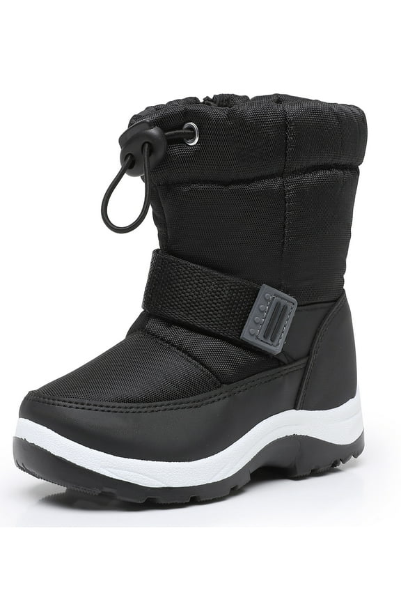 Kids Boys Girls Snow Boots Waterproof Warm Winter Boots Slip Resistant (Toddler/Little Kid)