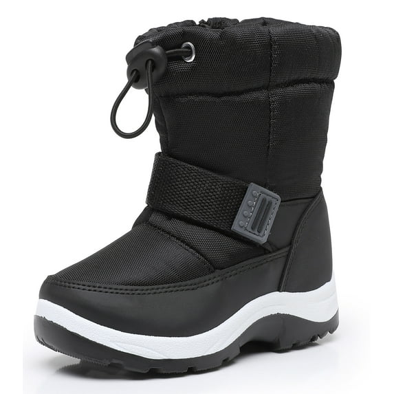 Apakowa Kids Boys Girls Snow Boots Waterproof Warm Winter Boots Slip Resistant (Toddler/Little Kid)