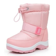 Apakowa Kids Boys Girls Snow Boots Waterproof Warm Winter Boots Slip Resistant (Toddler/Little Kid)