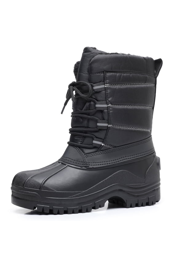 Kids Boys Girls Winter Snow Boots Waterproof Outdoor Insulated Snow Boots (Little Kid/Big Kid)