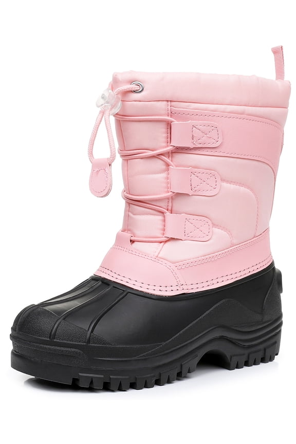 Kids Boys Girls Winter Snow Boots Waterproof Outdoor Insulated Snow Boots (Little Kid/Big Kid)