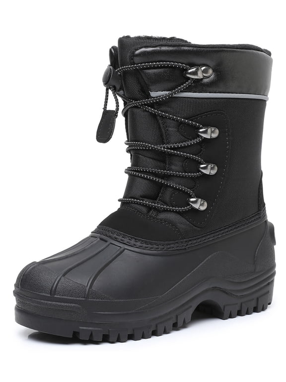Kids Boys Girls Winter Snow Boots Waterproof Outdoor Insulated Snow Boots (Little Kid/Big Kid)