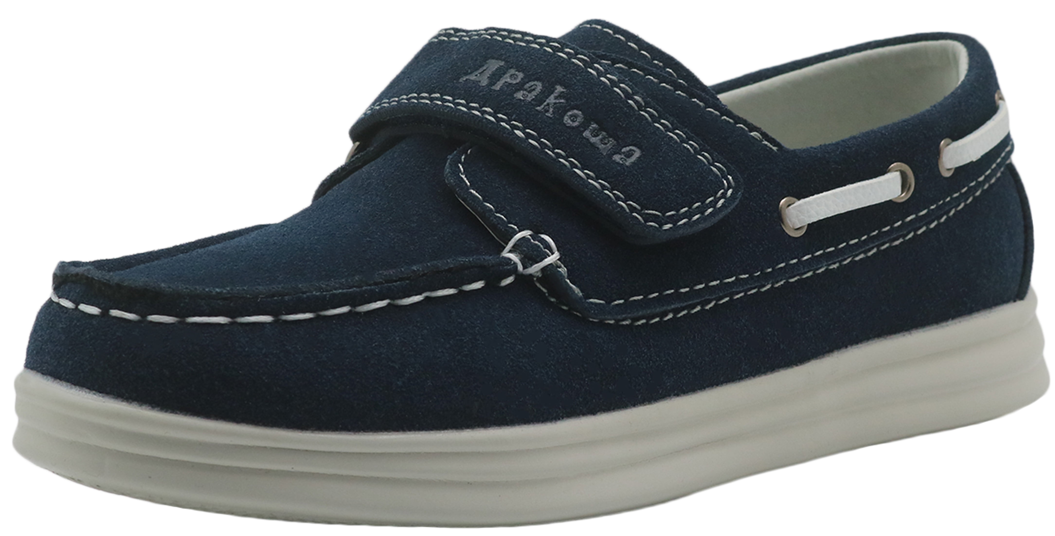 Apakowa Kids Boys Loafers Casual Slip On Boat Shoes (Toddler/Little Kid