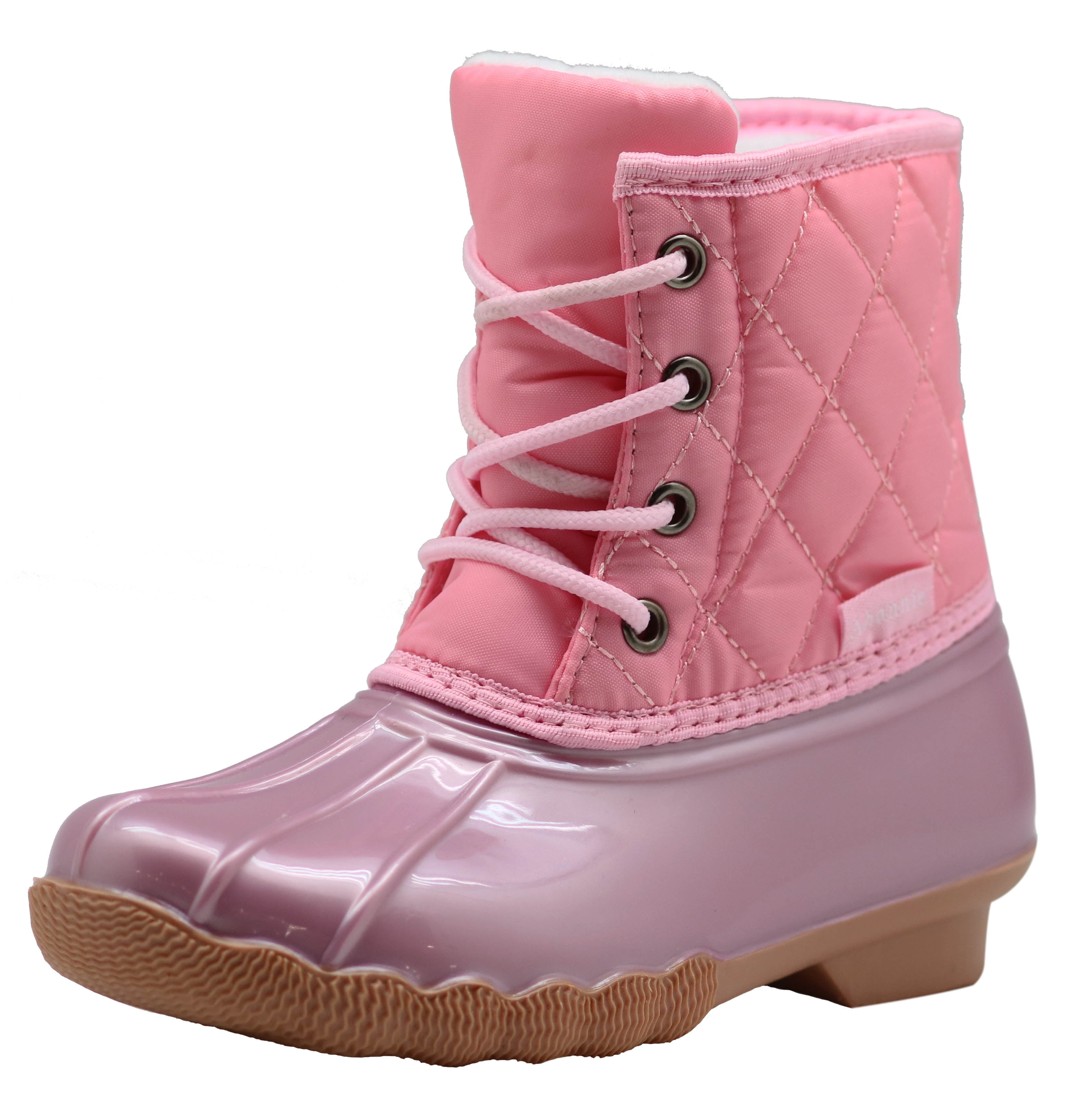 pink duck boots