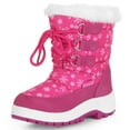 thumbnail image 1 of Apakowa Kids Girls Boys Insulated Fur Winter Warm Snow Boots (Toddler/Little Kid), 1 of 8