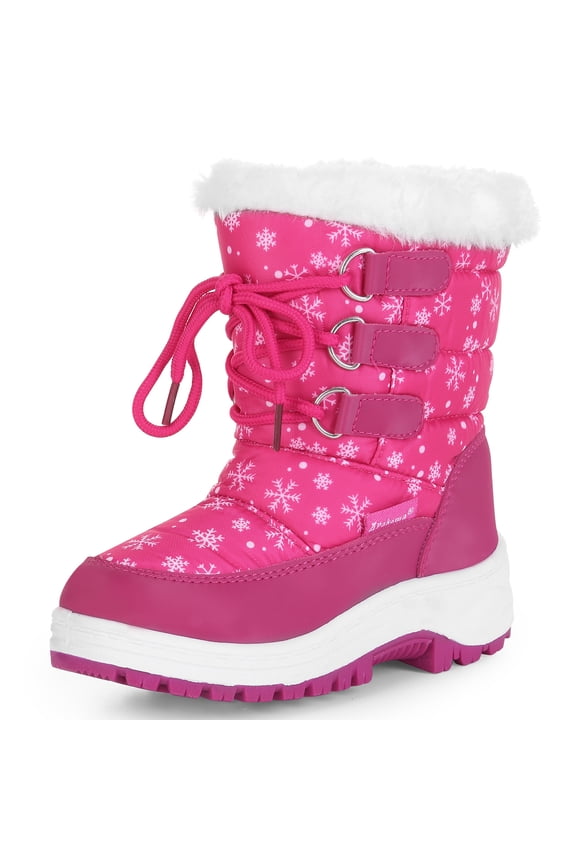 Kids Girls Boys Insulated Fur Winter Warm Snow Boots (Toddler/Little Kid)